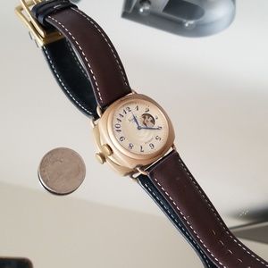 RARE TWO SIDED MENS WATCH MECHANICAL 19 JEWELS